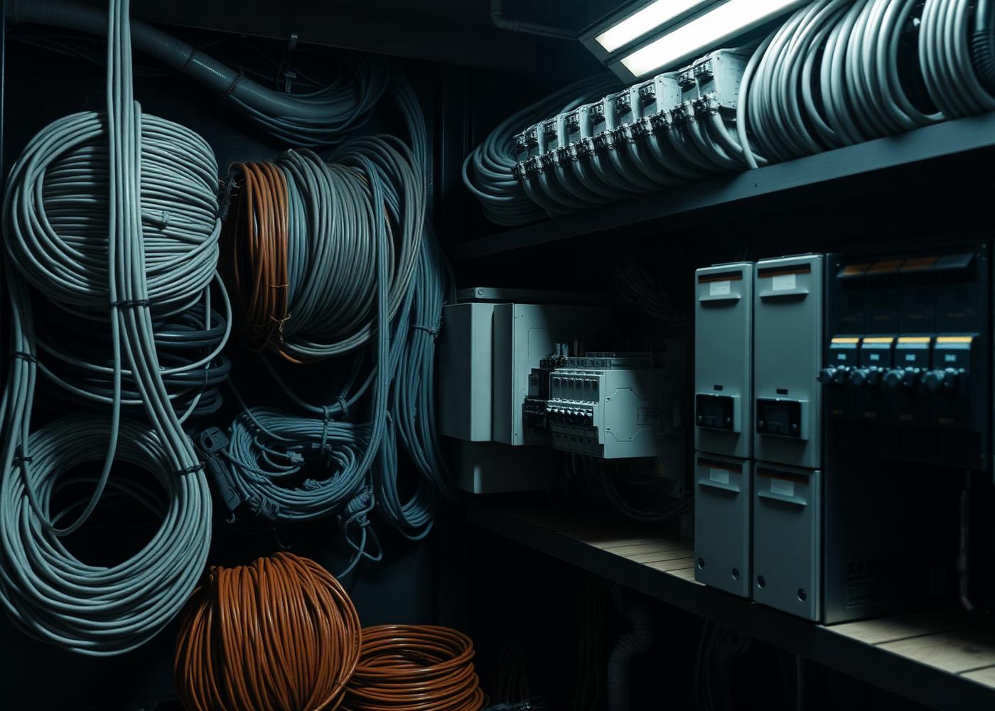 Sector de electricidad en el showroom